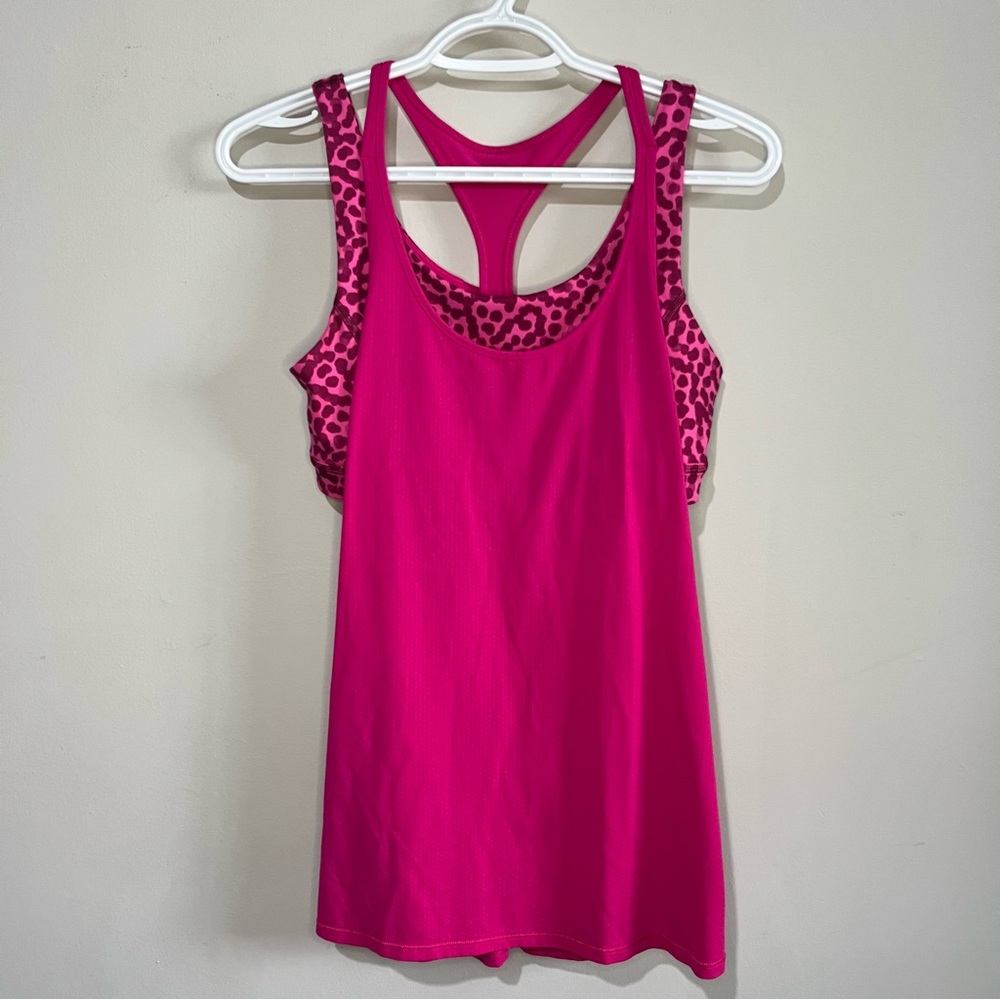 Lululemon All Sport Support Tank size 8

Jewelled Magenta / Ace Spot